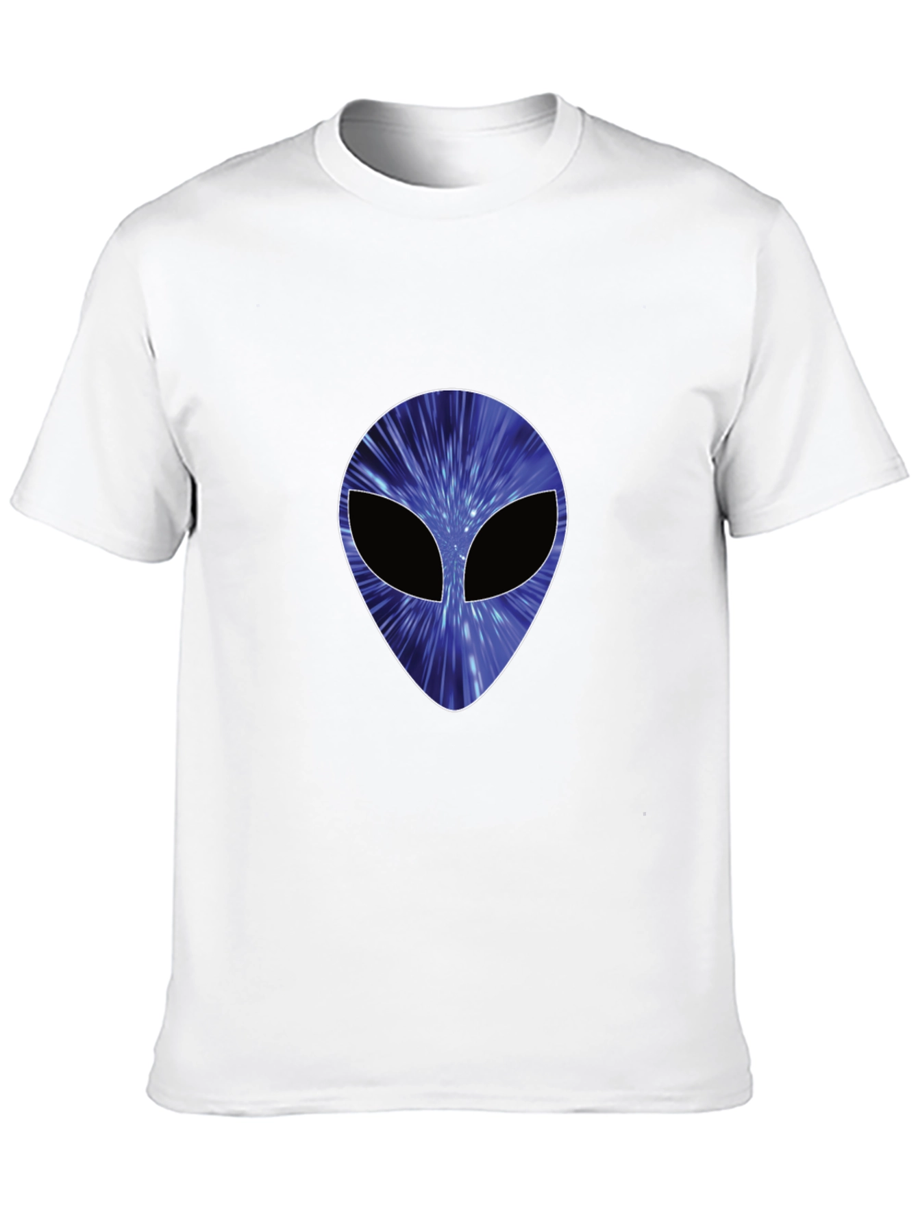 Cosmic Alien Graphic Black T-Shirt