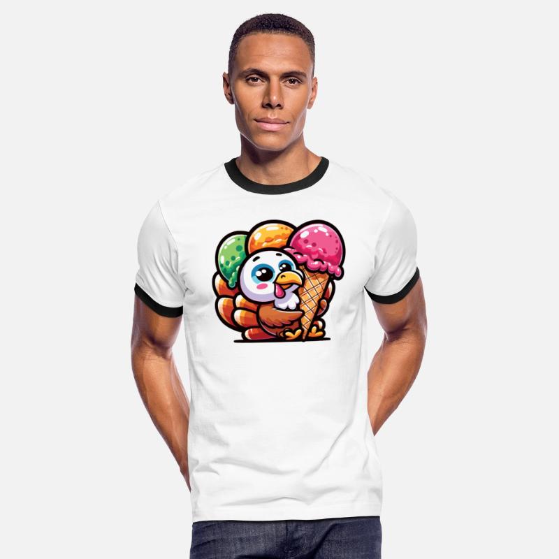 Thanksgiving Turkey With Ice Cream