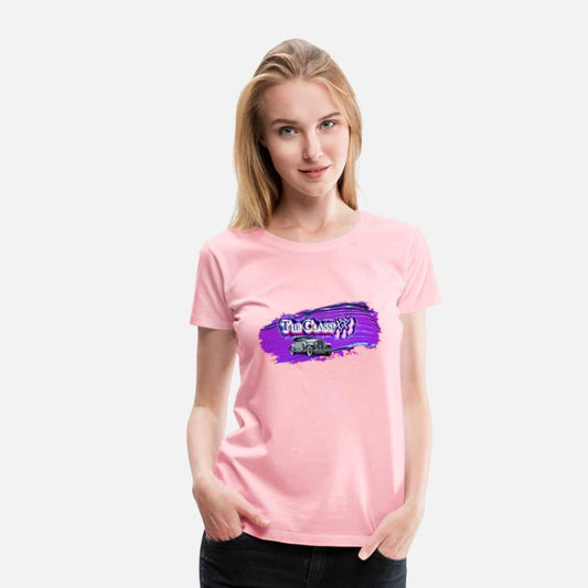 the classixx logo w 1931 classic car. Purple enh