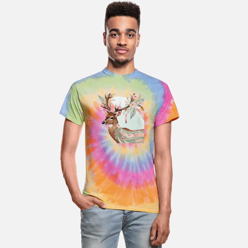 "The Floral Deer: A Graceful Blend of Nature