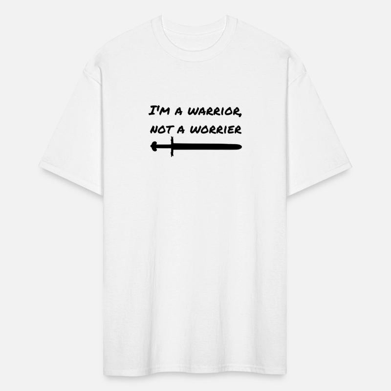 The 'Im a warrior , not a worrier' Merch
