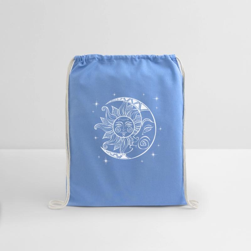 The moon and the sun Mystical Boho Style