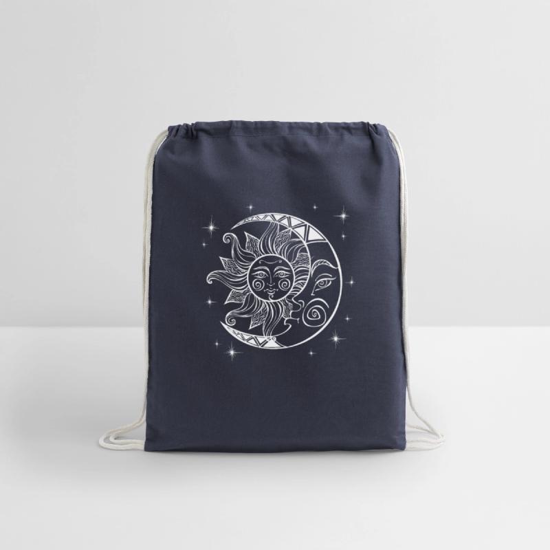 The moon and the sun Mystical Boho Style