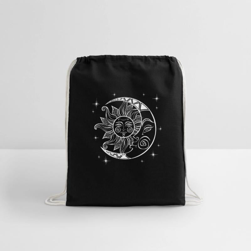 The moon and the sun Mystical Boho Style