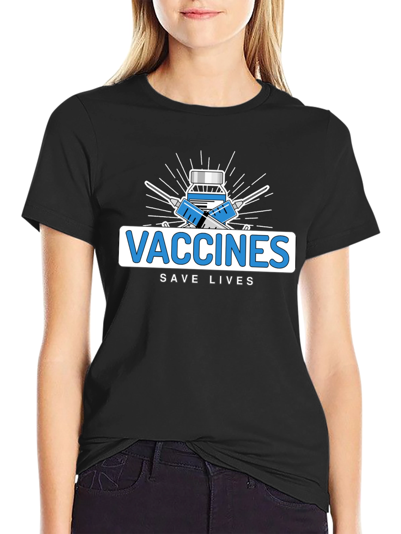 Vaccines Save Lives Graphic Tee