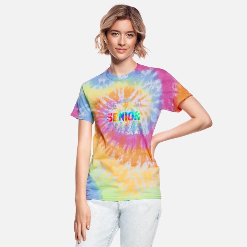 Tie Dye Senior 2023 Class Of 2023 Graduation Back