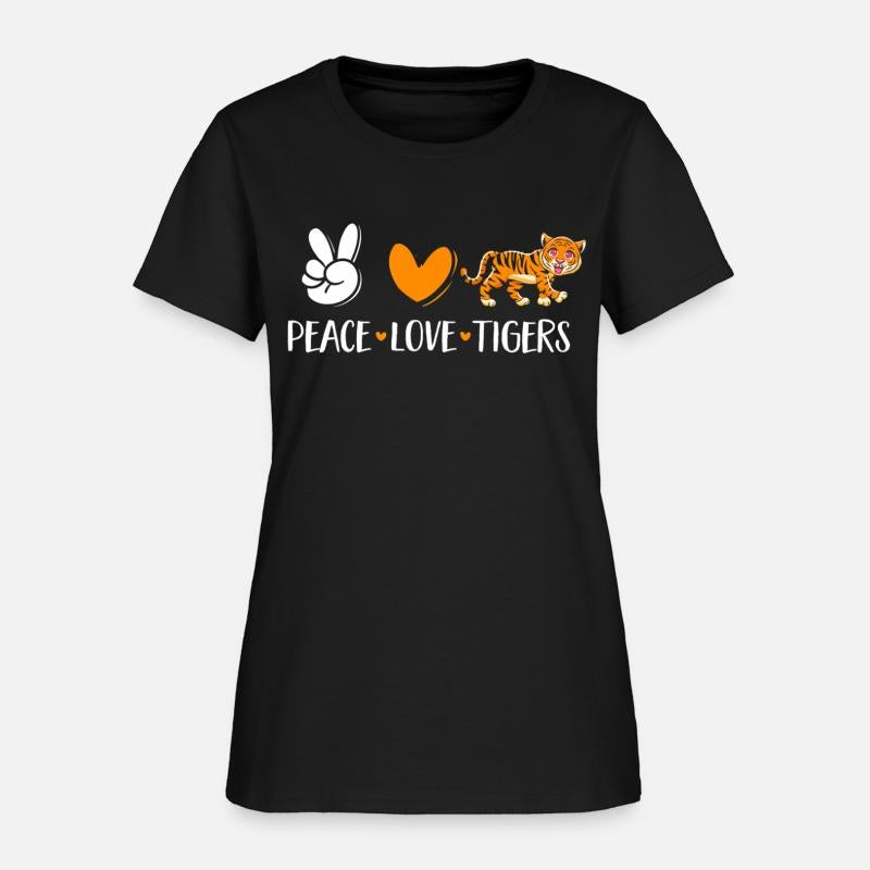 Tiger Wild Animal Kids Peace Love Tigers