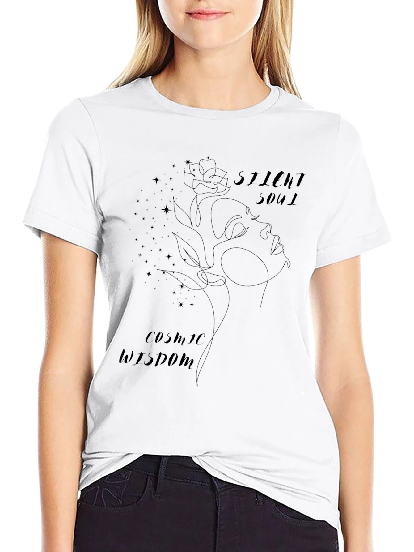 Cosmic Wisdom Black Tee