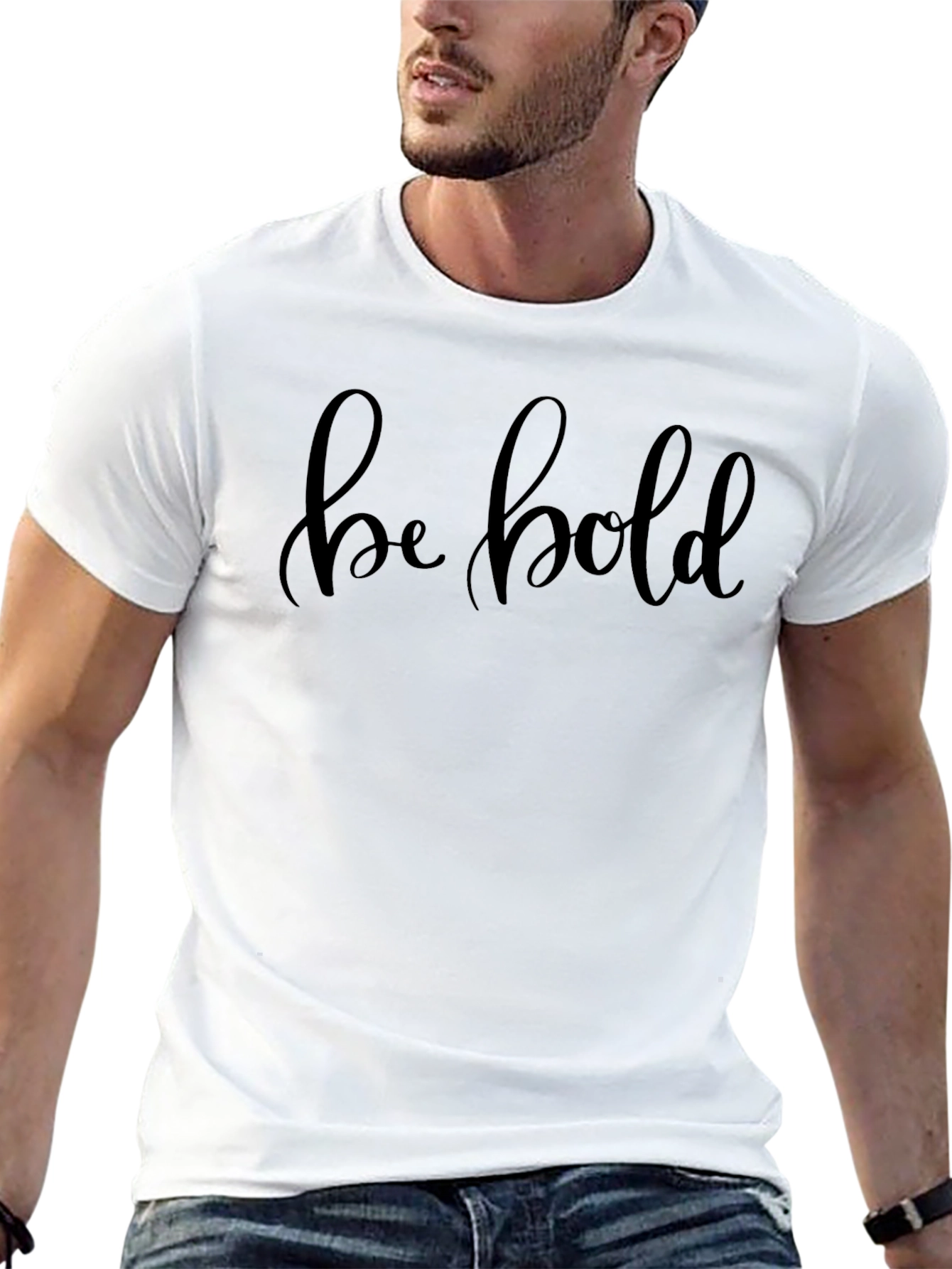 Be Bold Black T-Shirt: Stylish Comfort