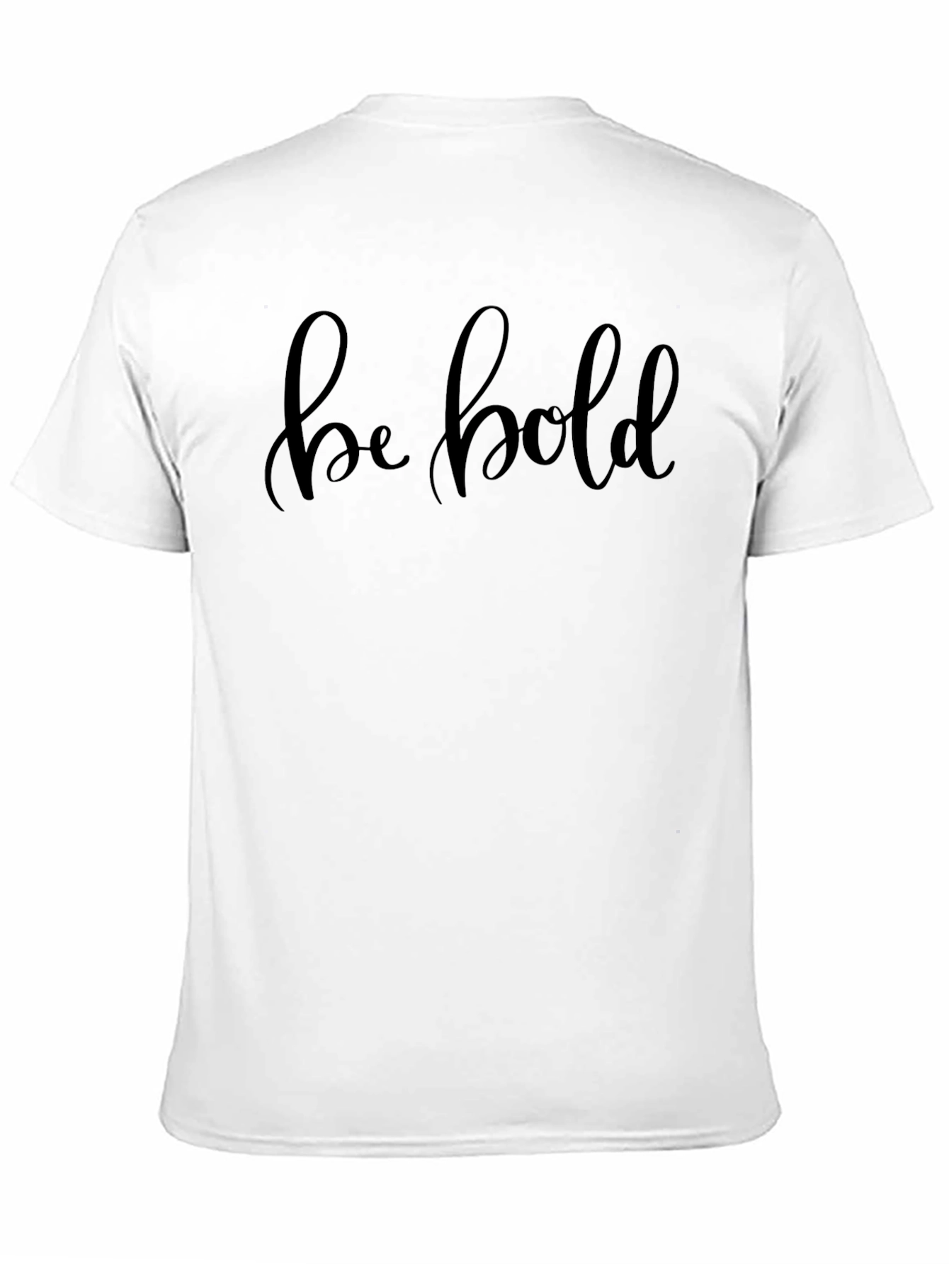 Be Bold Black T-Shirt: Stylish Comfort