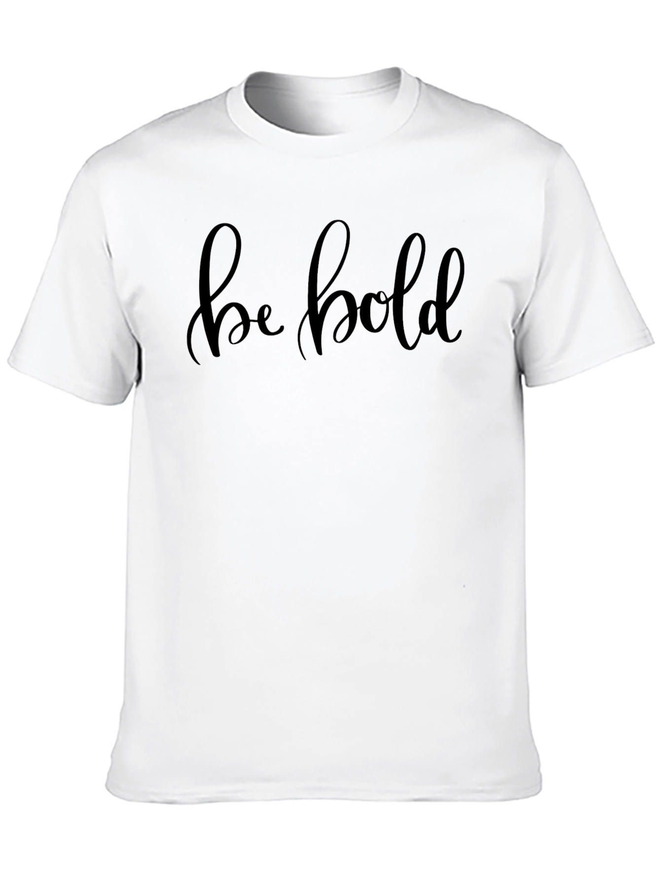 Be Bold Black T-Shirt: Stylish Comfort