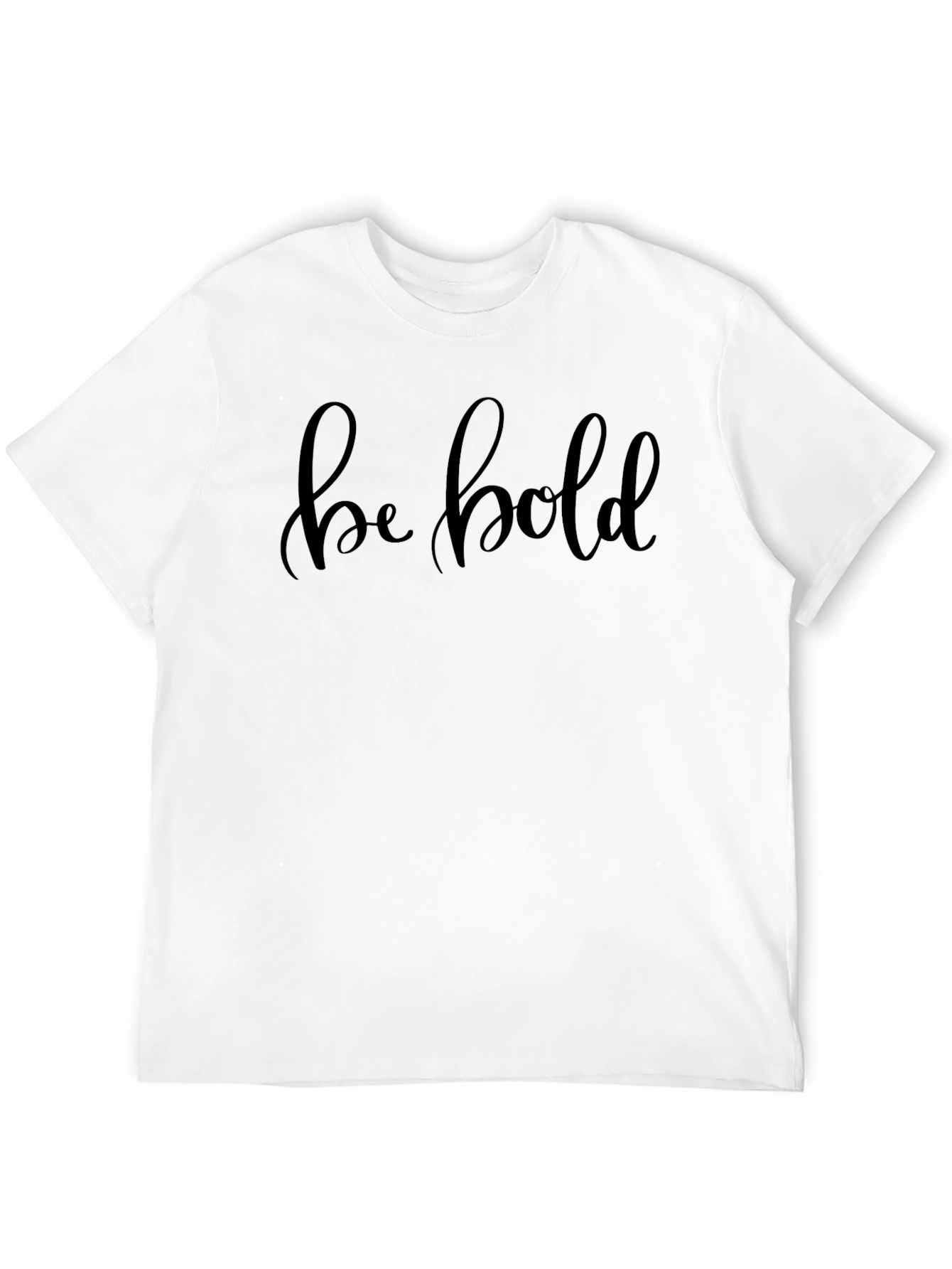 Be Bold Black T-Shirt: Stylish Comfort