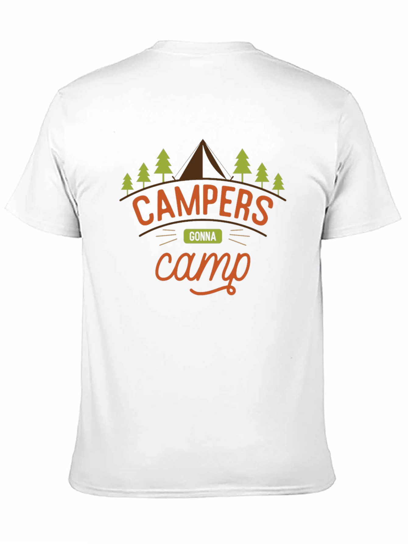 Campers Gonna Camp Graphic Tee - Black