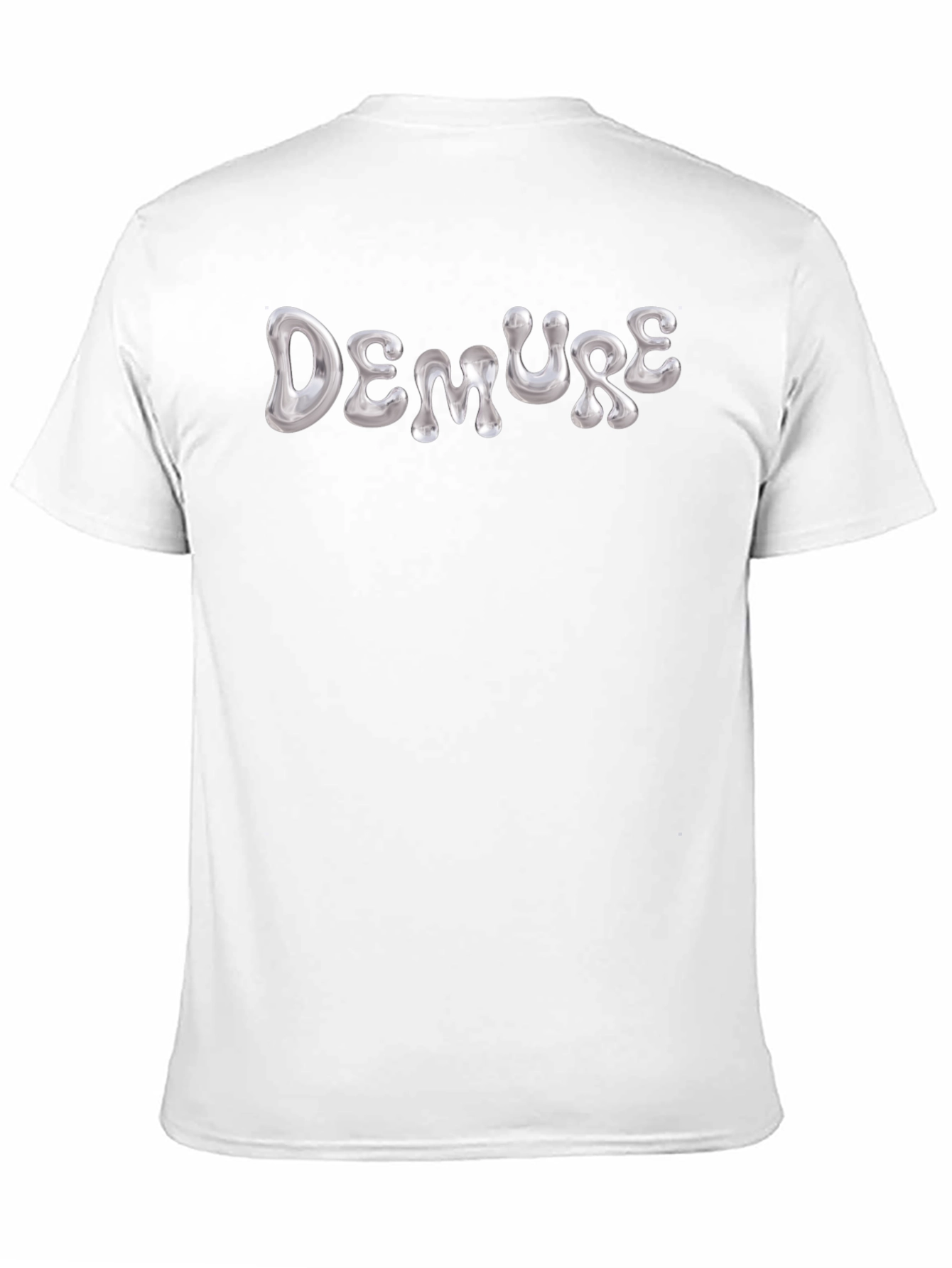Demure Graphic T-Shirt - Stylish Black Tee