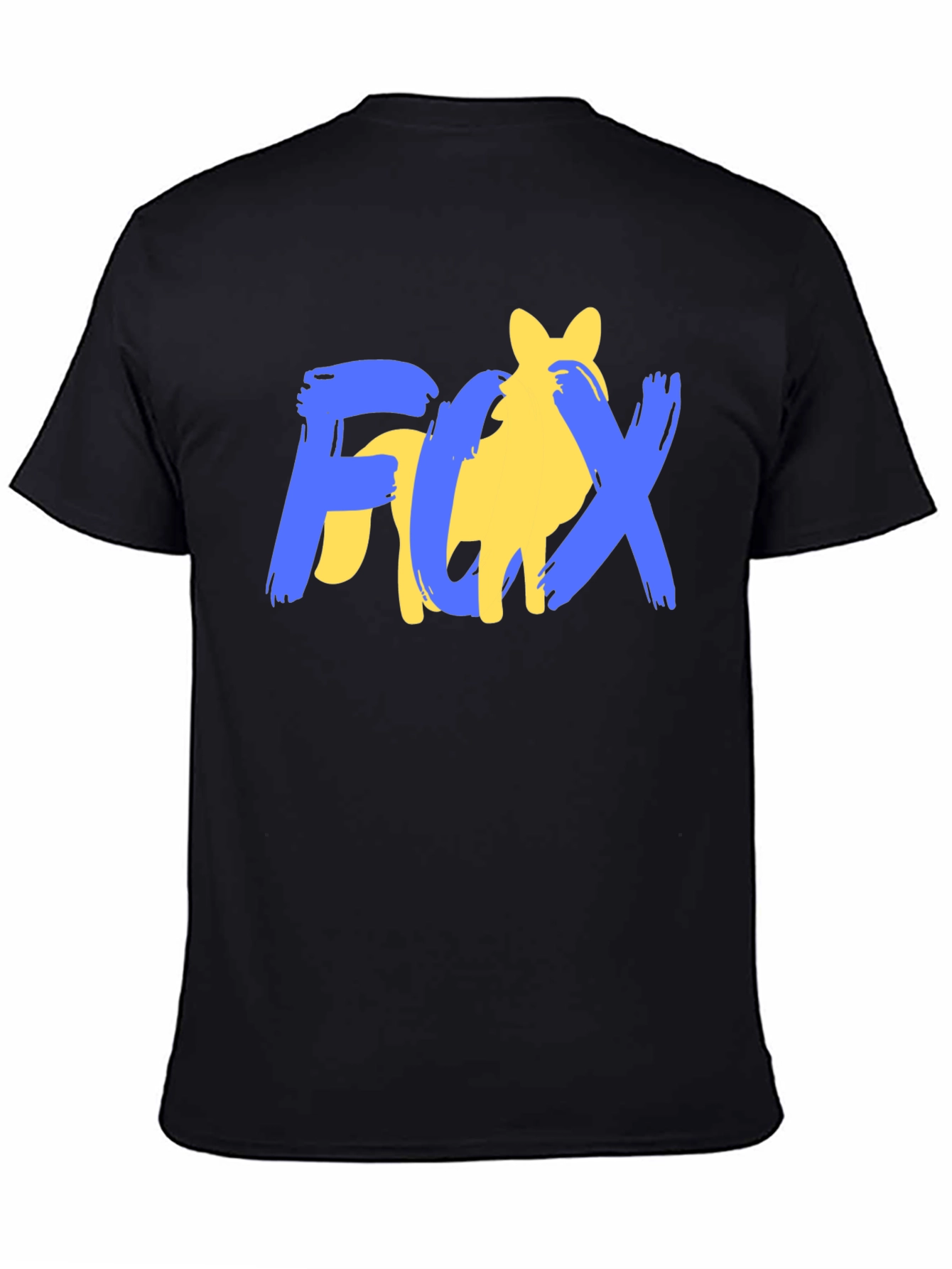 Fox Graphic Print Mens Black T-Shirt