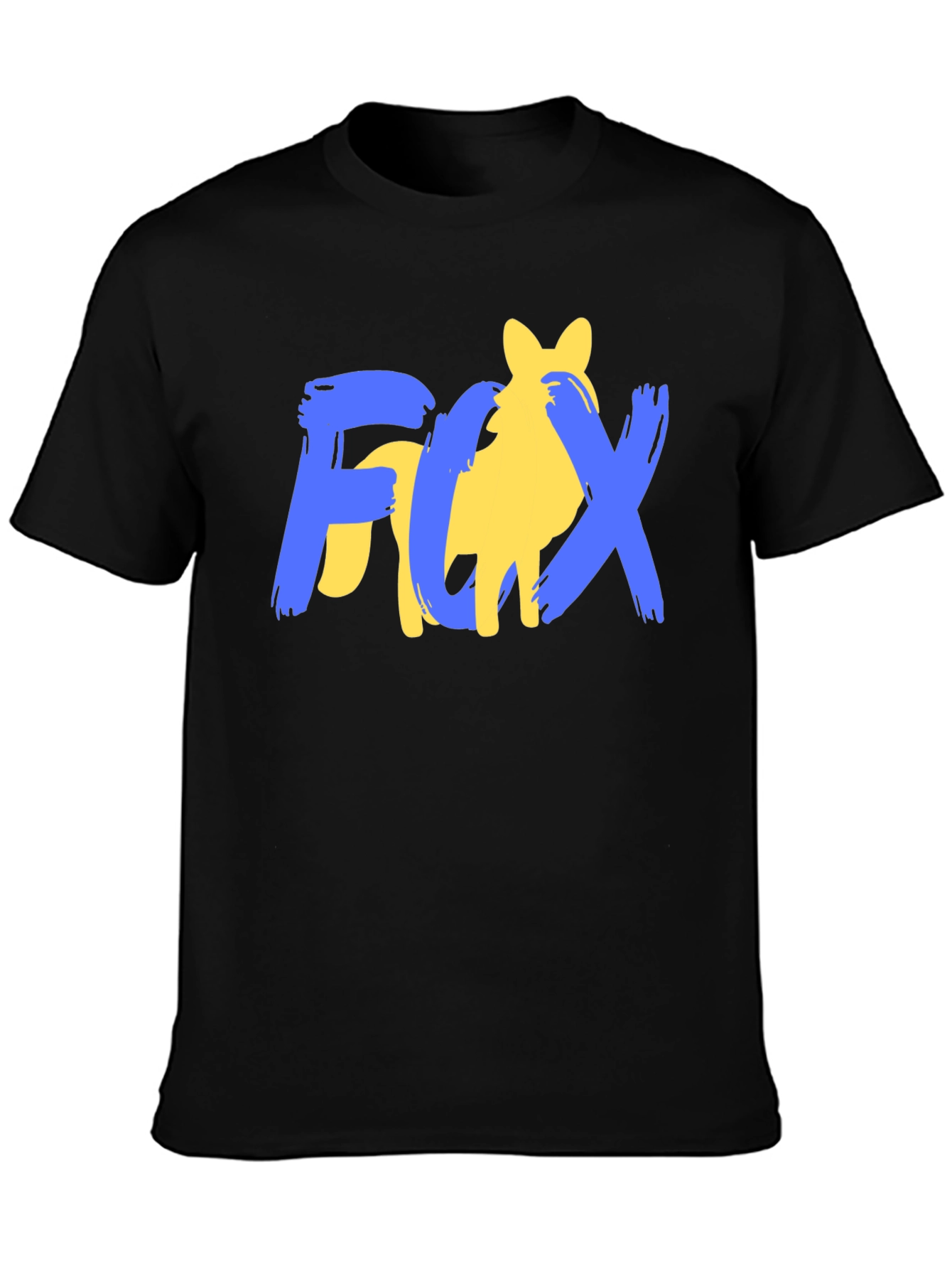 Fox Graphic Print Mens Black T-Shirt