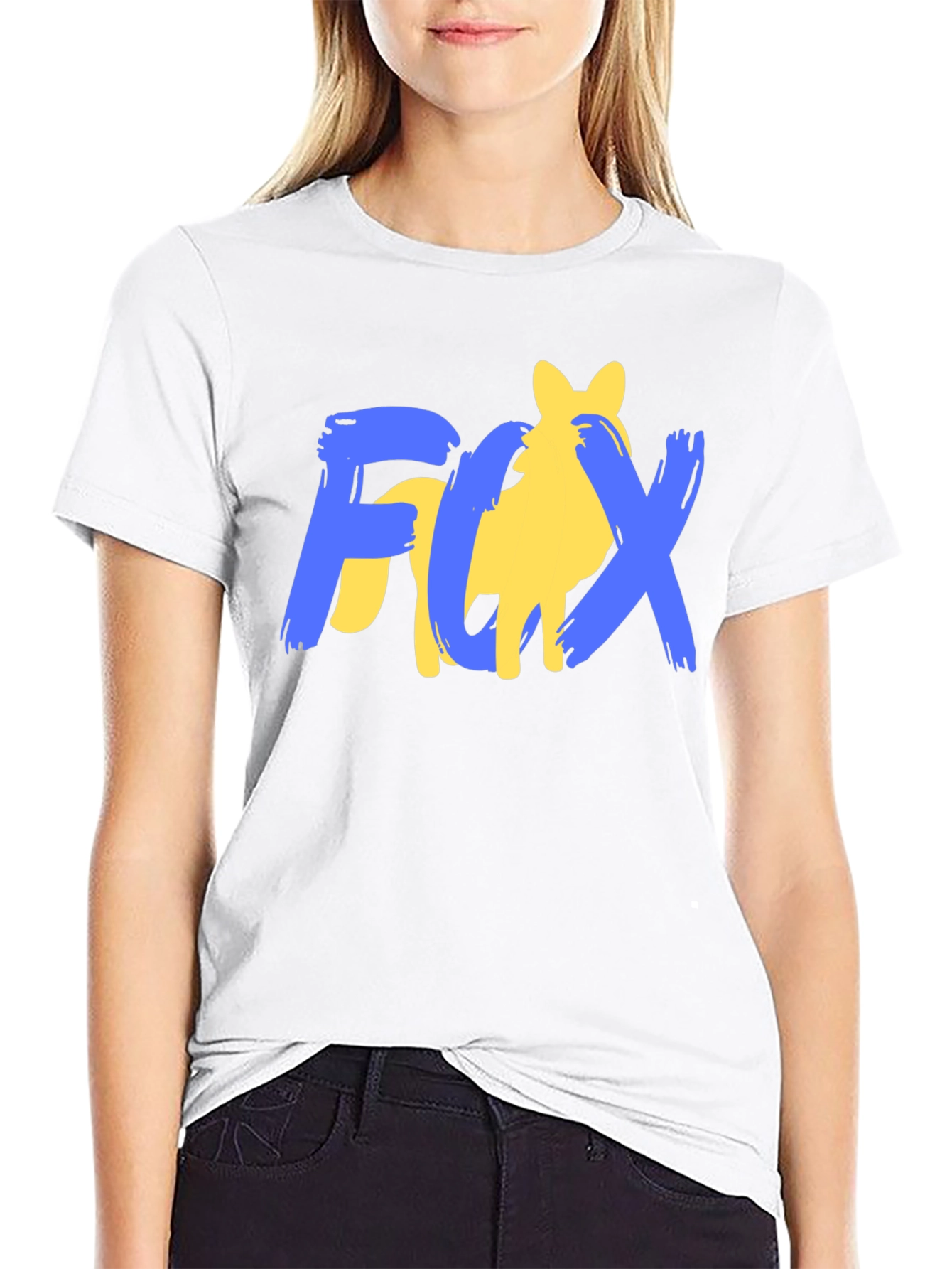Fox Graphic Print Mens Black T-Shirt