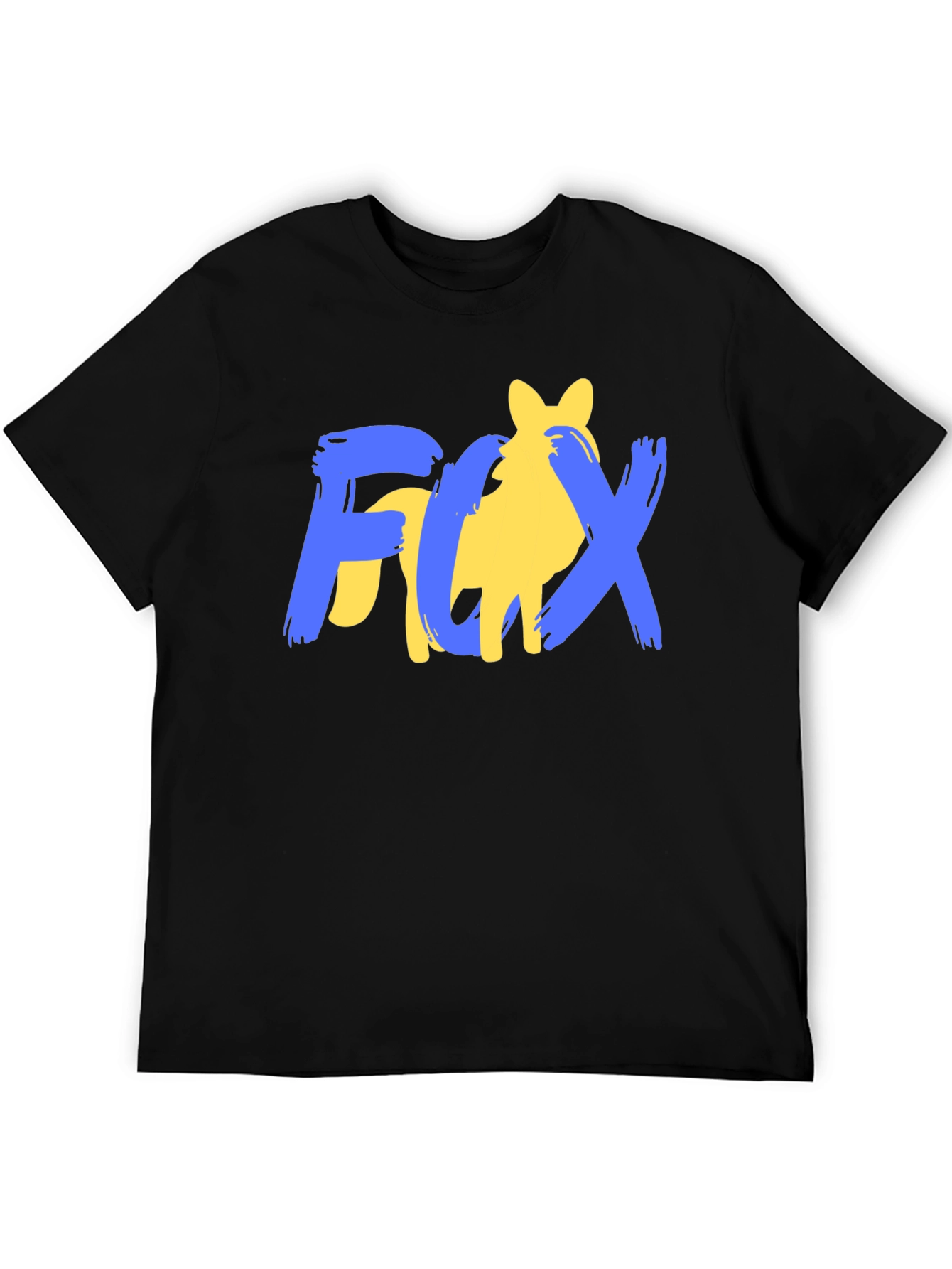 Fox Graphic Print Mens Black T-Shirt