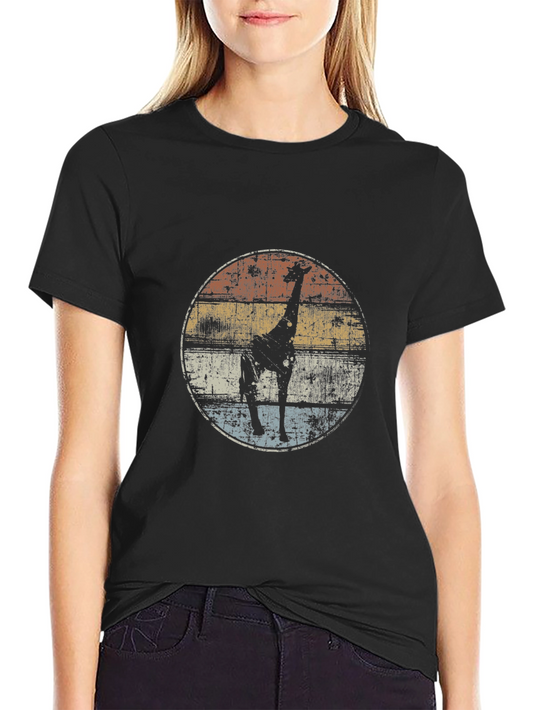 Retro Giraffe Graphic Tee
