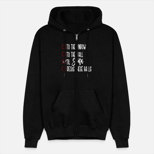 To The Window To The Wall Til Santa Decks These Ha