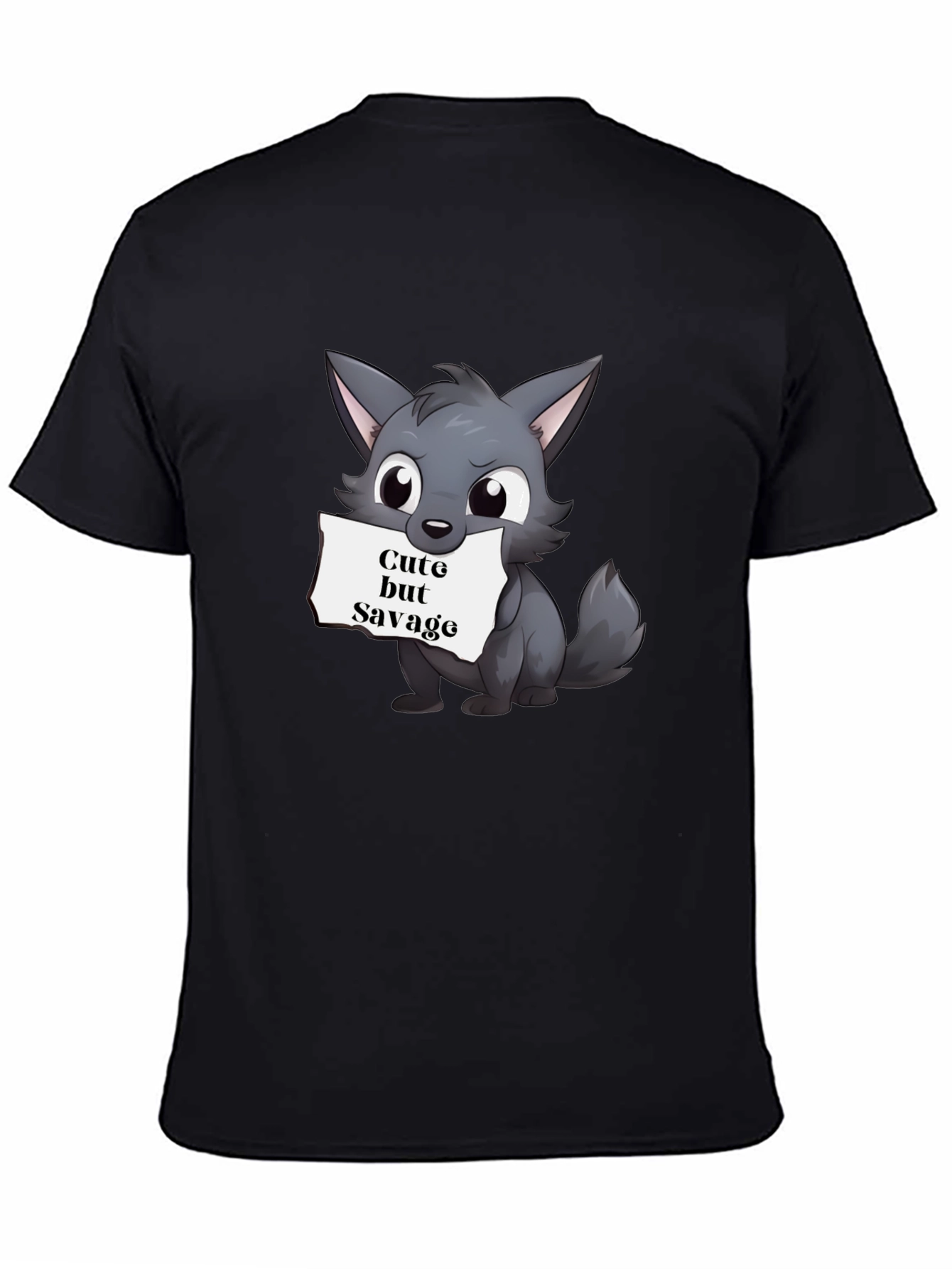 Cute But Savage Wolf Graphic Tee