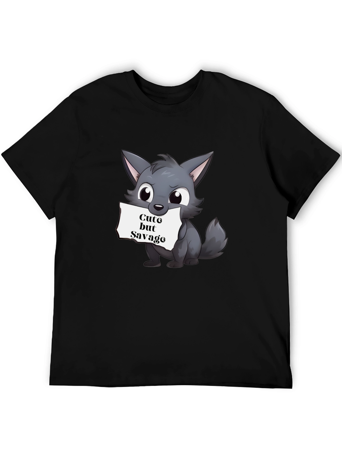 Cute But Savage Wolf Graphic Tee