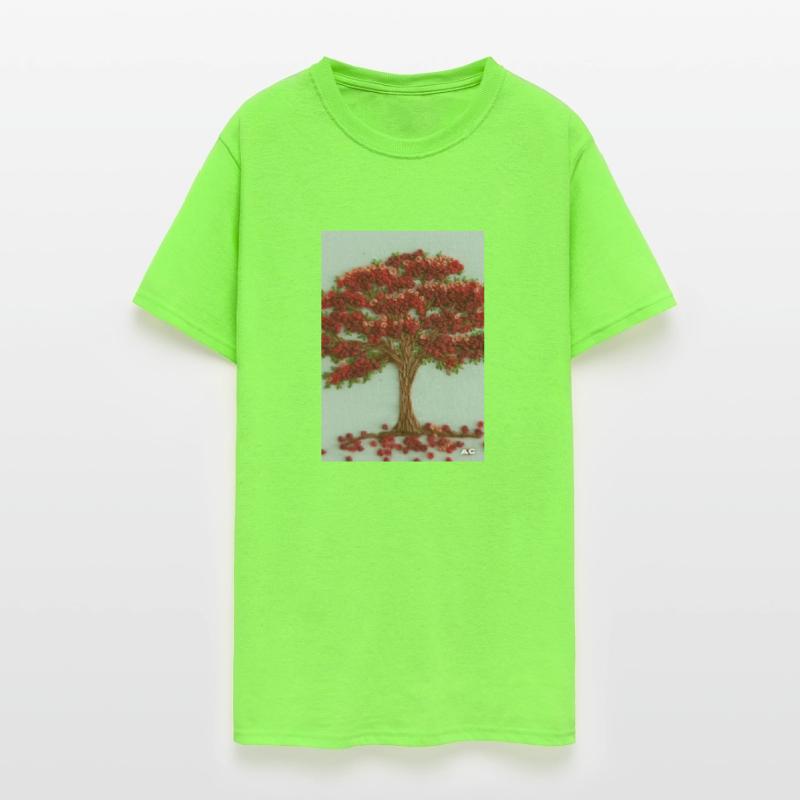 Tree by Embroidery art