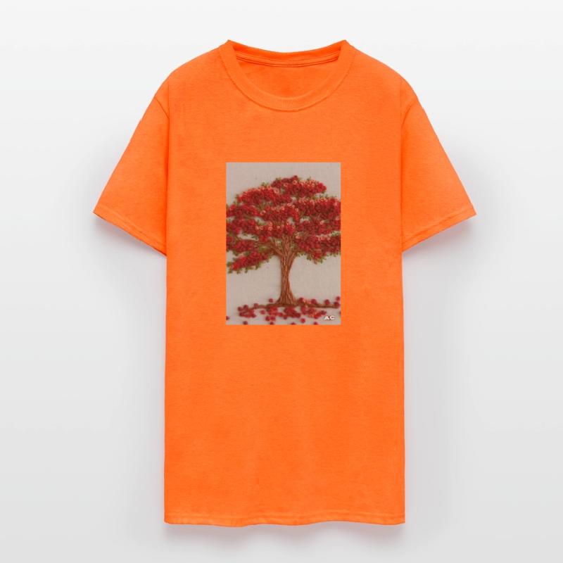 Tree by Embroidery art