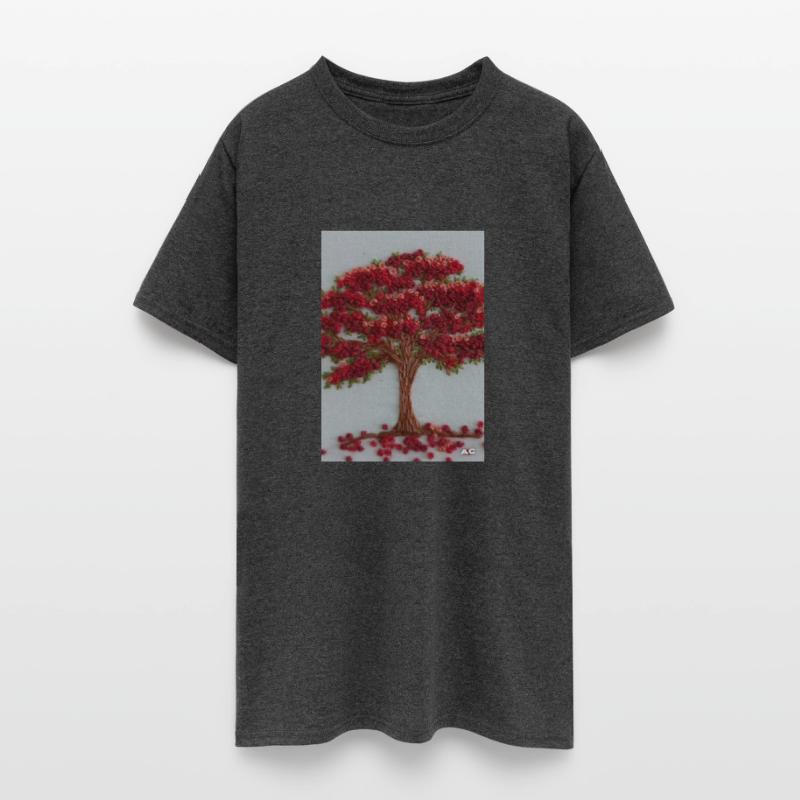 Tree by Embroidery art