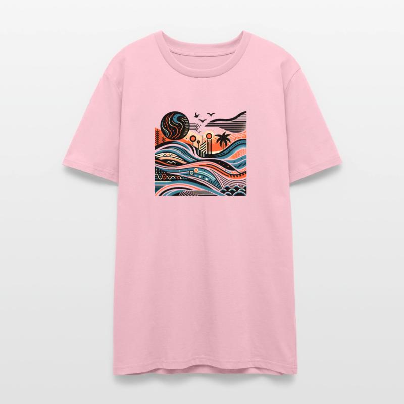 Tropical Waves & Shapes Tee