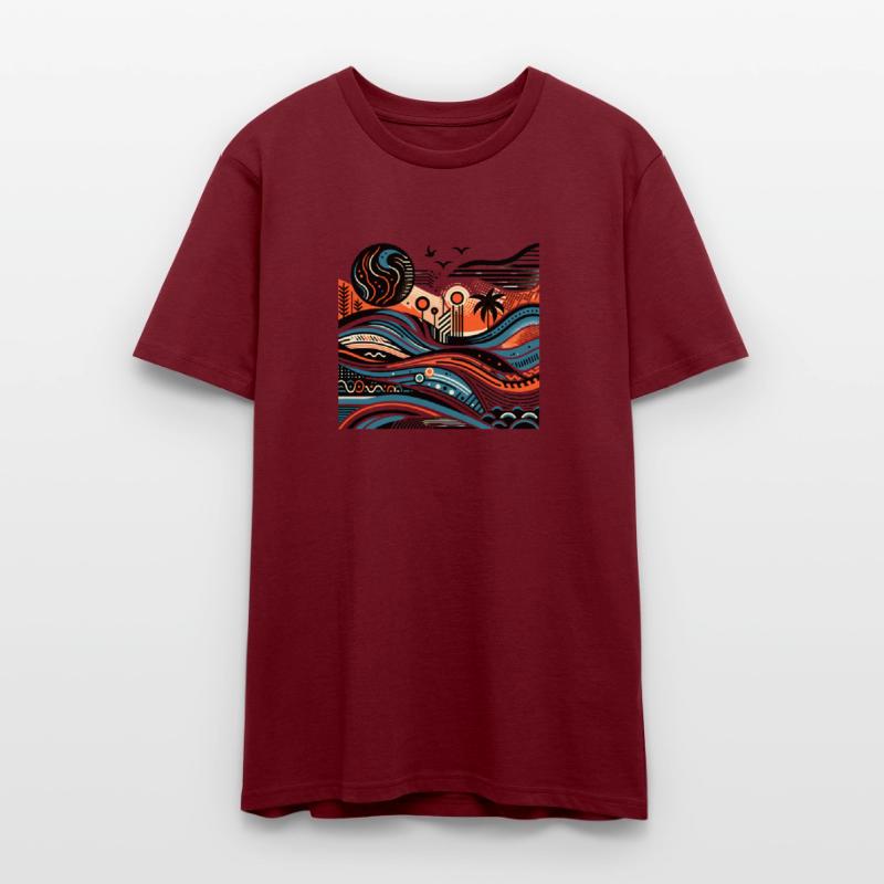 Tropical Waves & Shapes Tee