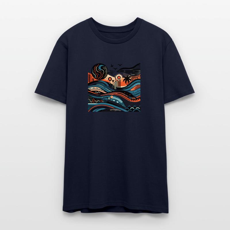 Tropical Waves & Shapes Tee