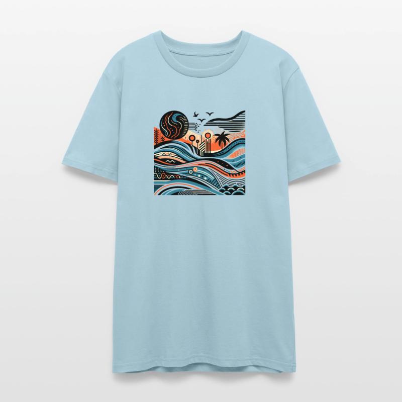 Tropical Waves & Shapes Tee