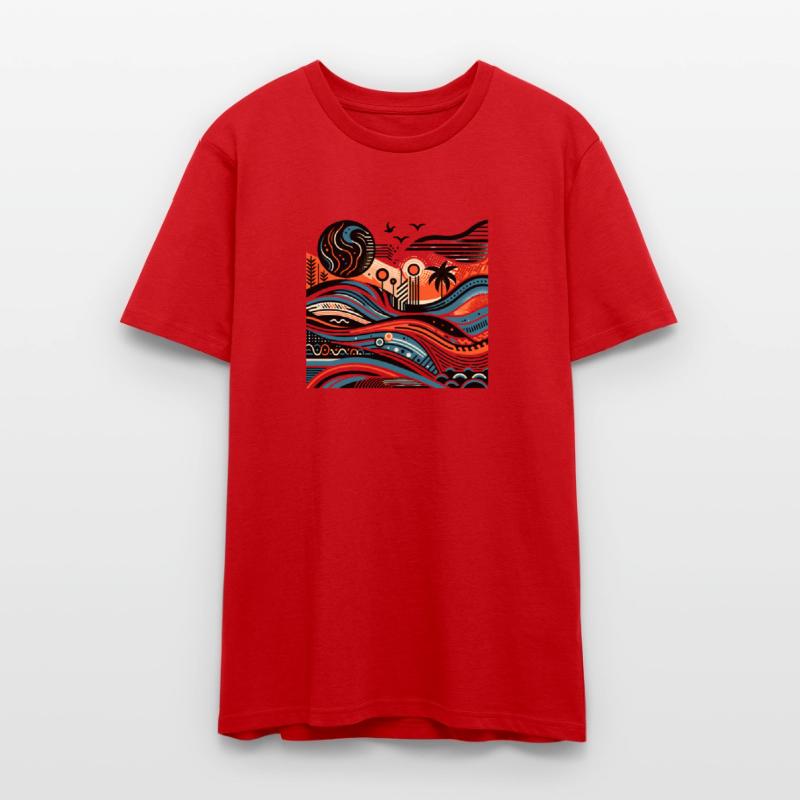 Tropical Waves & Shapes Tee