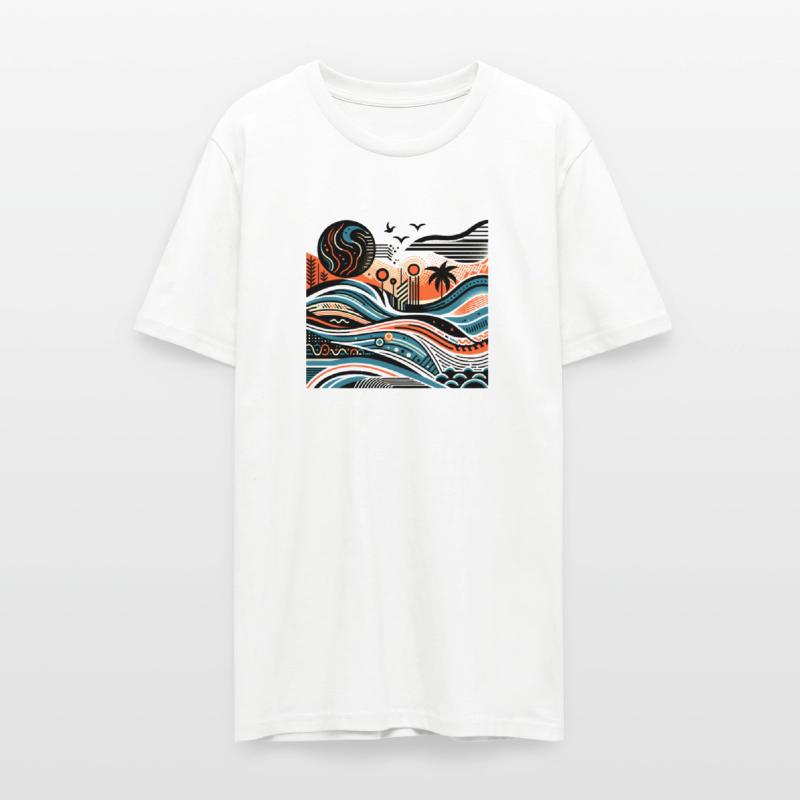Tropical Waves & Shapes Tee