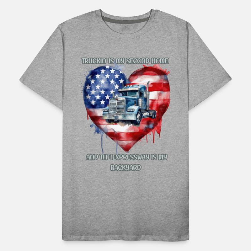 TRUCK IS MY SECOND HOME EXPRESSWAY IS MY BACKYARD