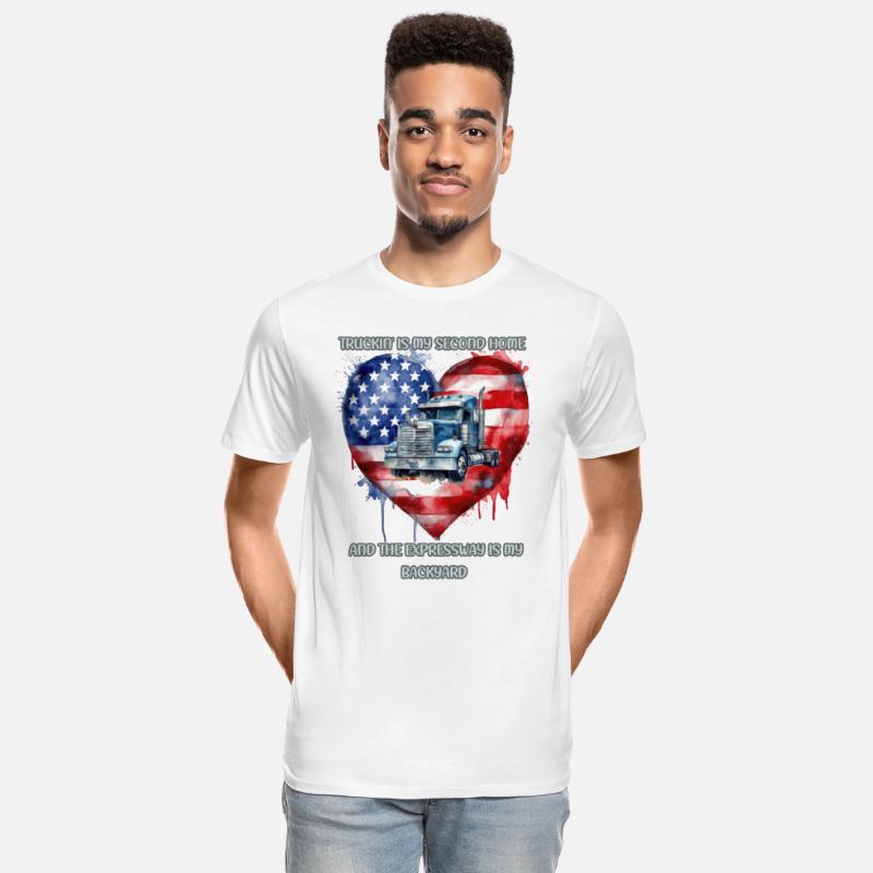 TRUCK IS MY SECOND HOME EXPRESSWAY IS MY BACKYARD