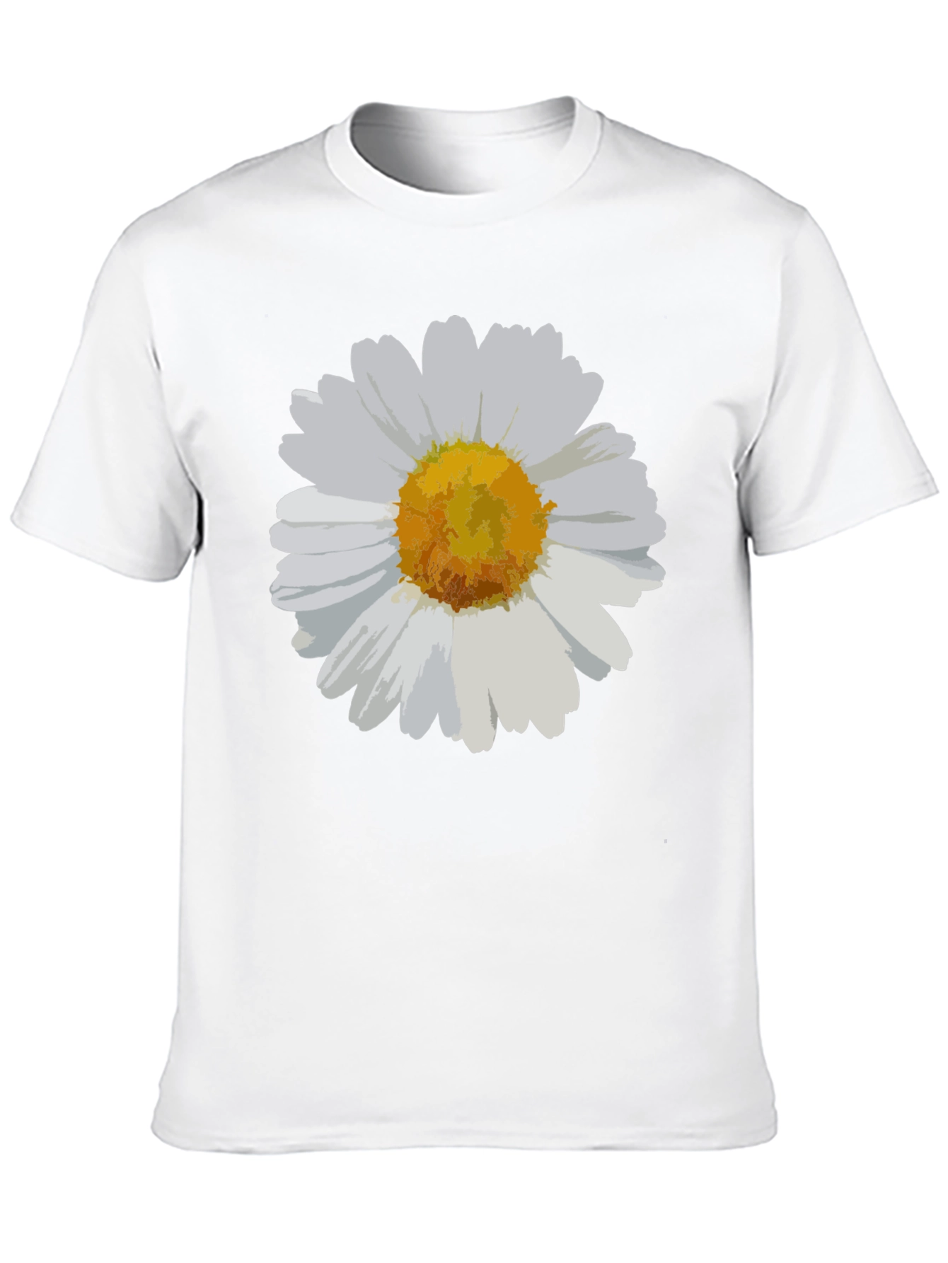 Daisy Graphic Tee - Black Casual Comfort
