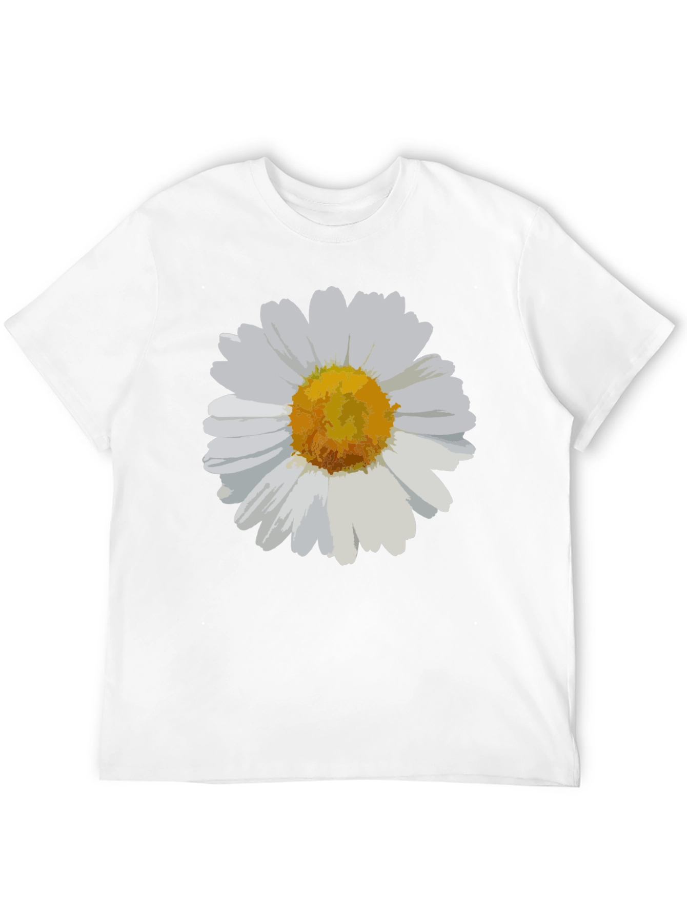 Daisy Graphic Tee - Black Casual Comfort