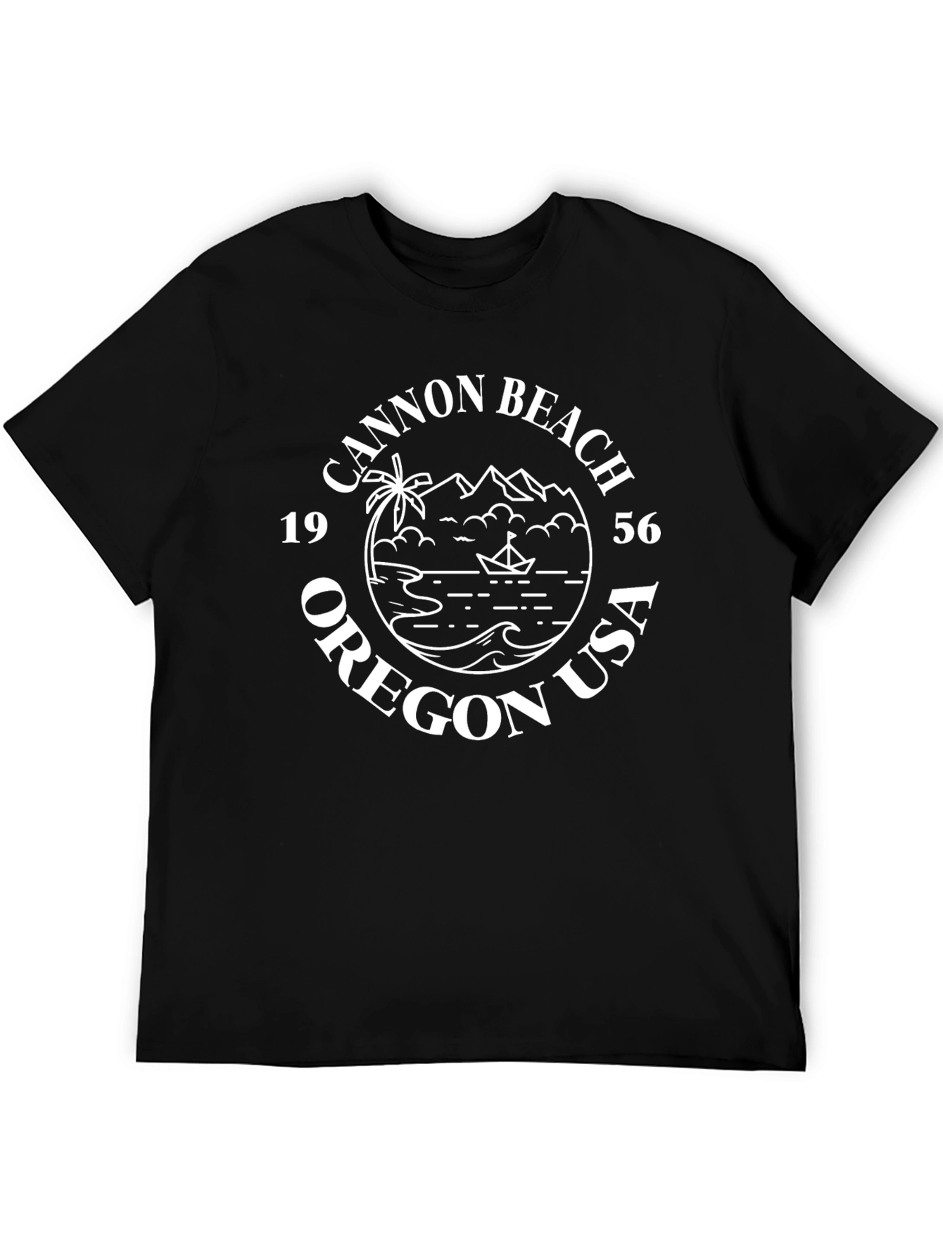Cannon Beach Oregon USA Graphic T-Shirt