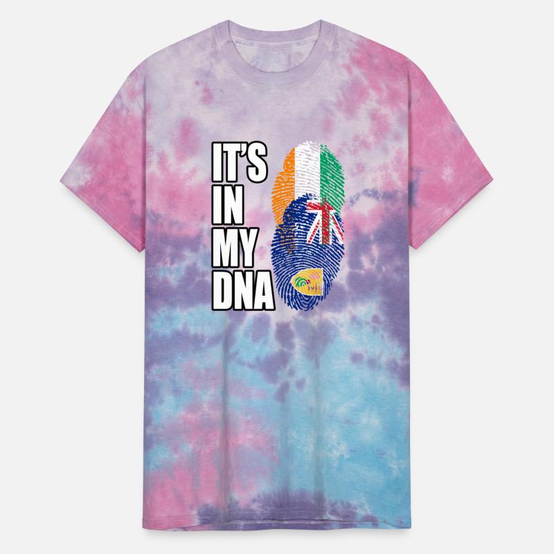 Turks Caicos And Ivorian Mix Heritage DNA Flag