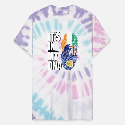 Turks Caicos And Ivorian Mix Heritage DNA Flag