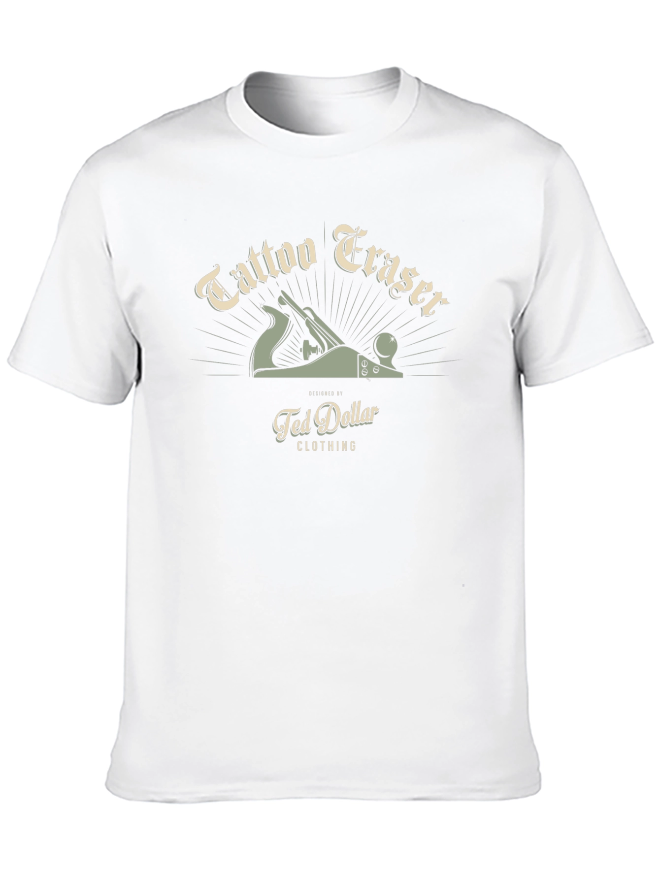 Tattoo Eraser Black T-Shirt - Ted Dollar Clothing