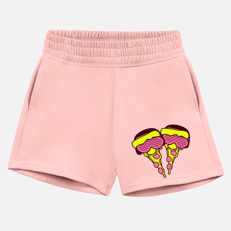 Two DJ Salami Pizza Slices Fast Food 2 Music Party