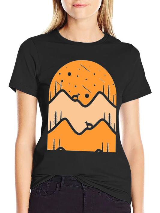 Mountain Scene Graphic Tee
