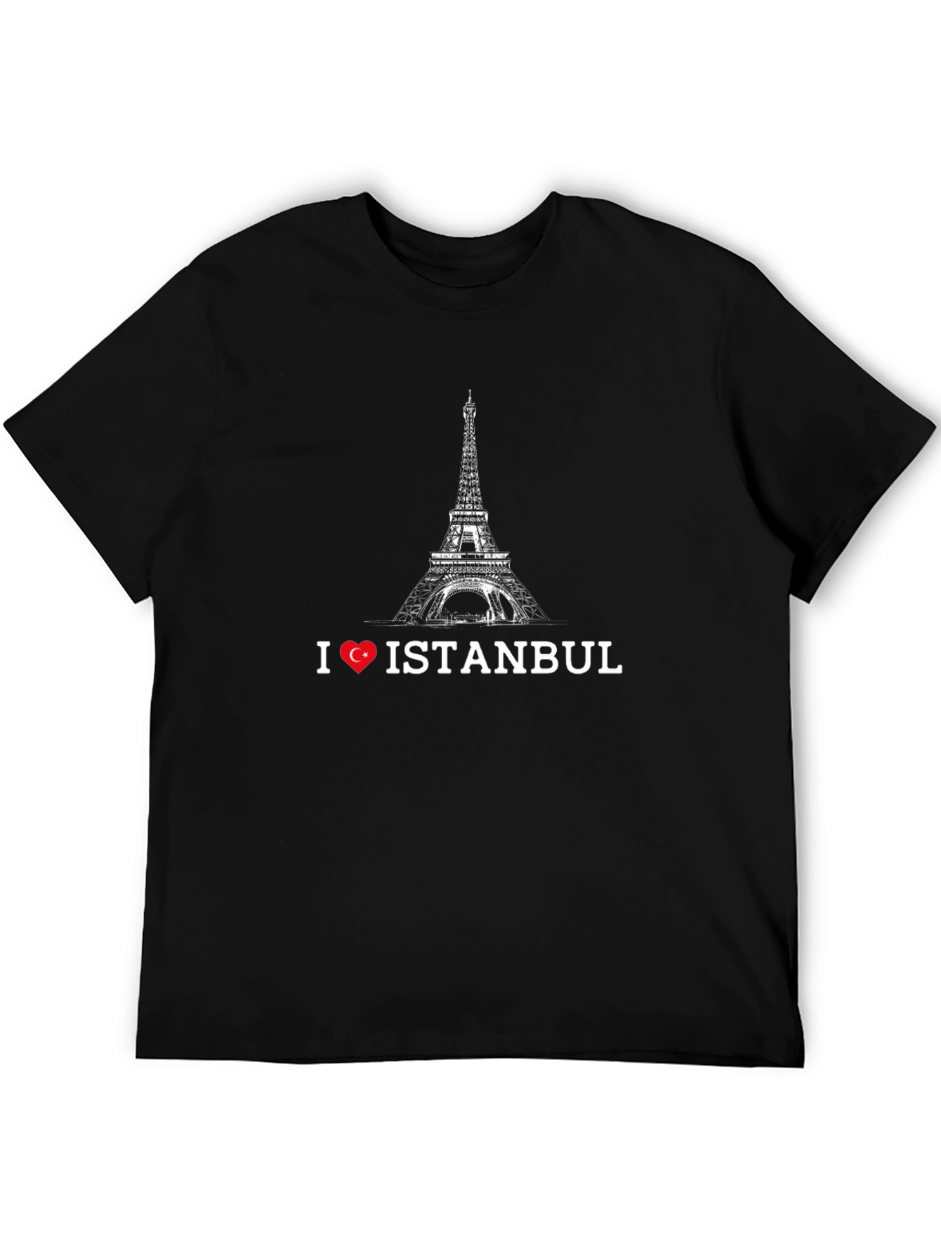 I Love Istanbul T-Shirt - Mens Black Graphic Tee