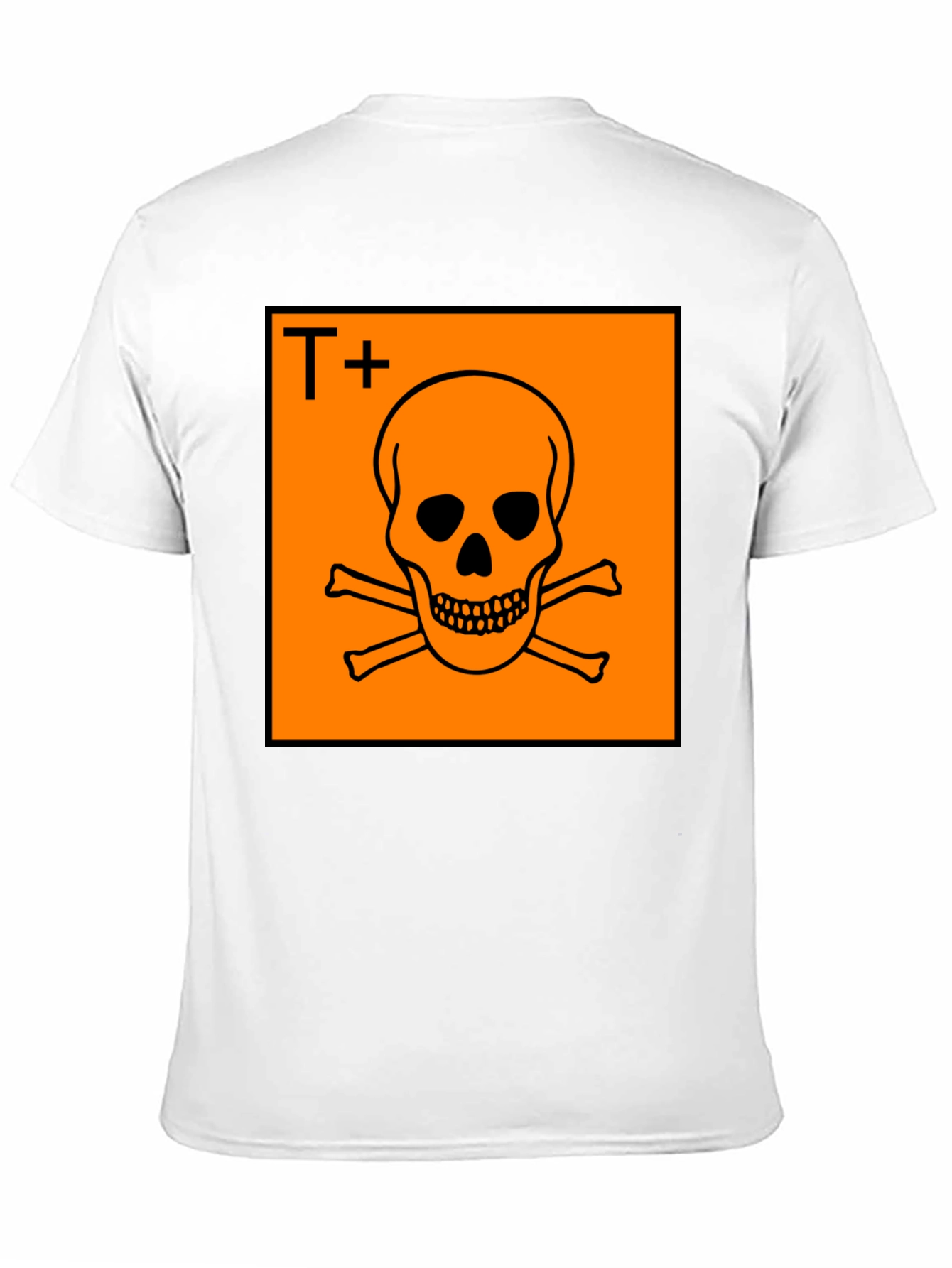 Toxic Warning Graphic Tee - Danger Skull
