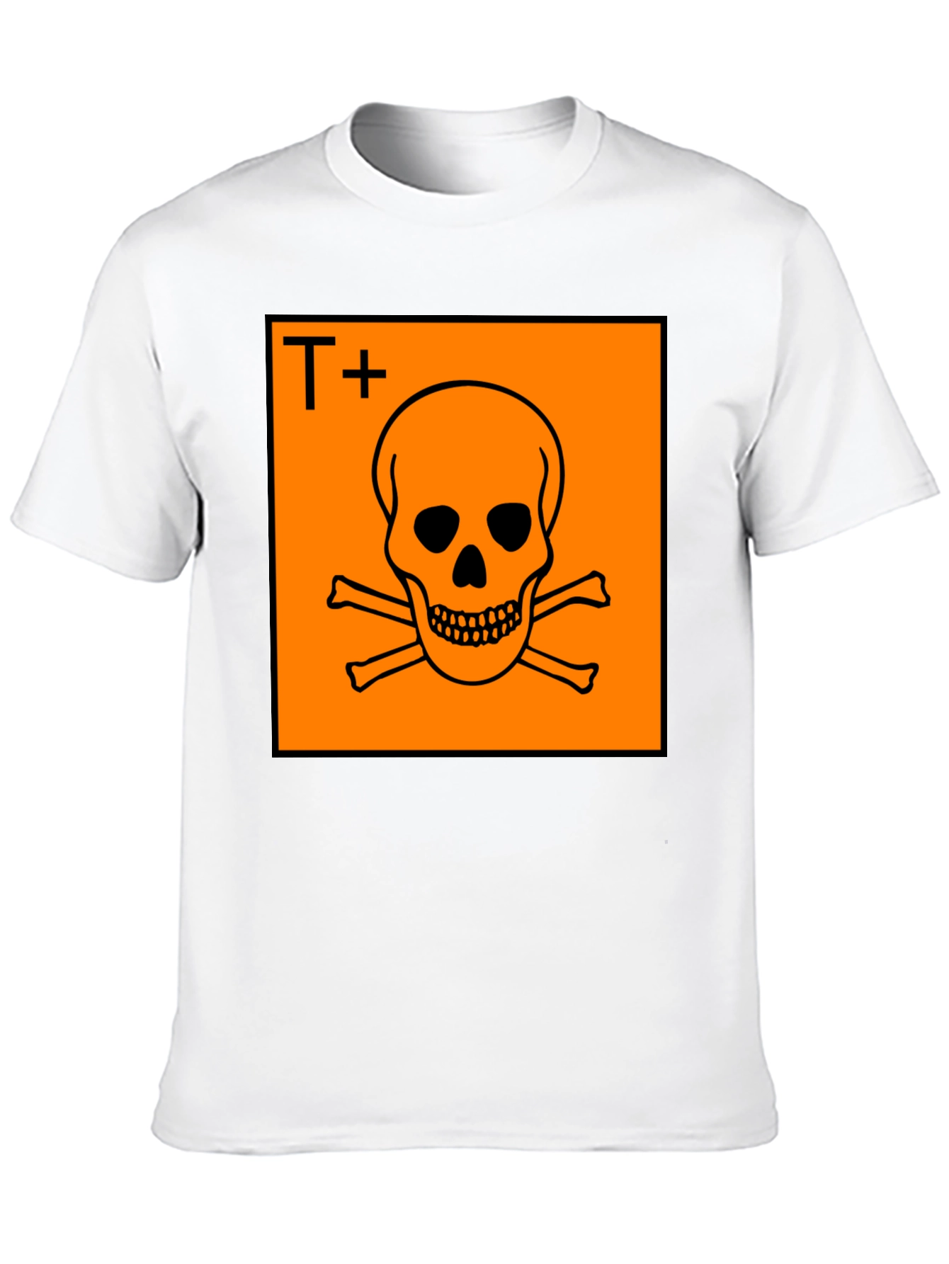Toxic Warning Graphic Tee - Danger Skull