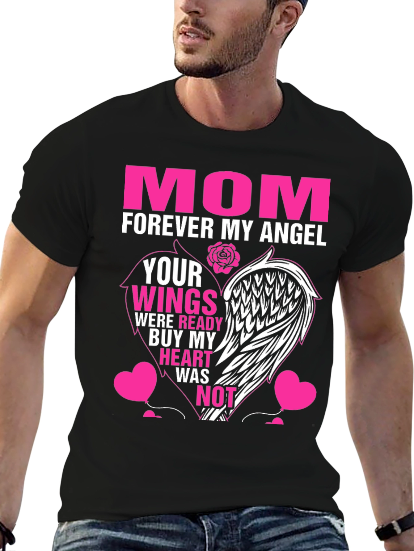 Mom Forever Angel Wings T-Shirt