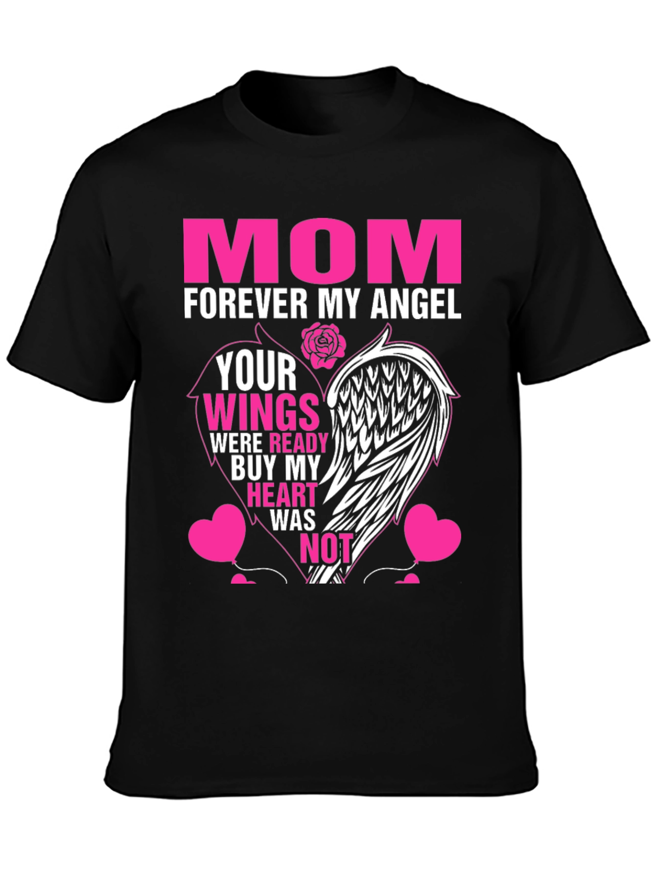 Mom Forever Angel Wings T-Shirt